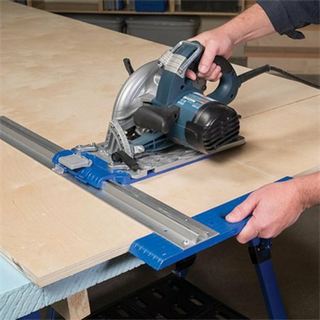 Circular Saw Guide System Accurate Rip-Cut Track Rail 24" Wide Edge Cutting New