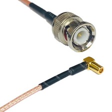 RG316 BNC MALE to SMB MALE ANGLE RF Cable Rapid-SHIP LOT
