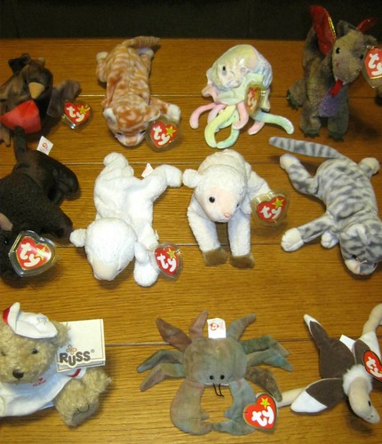 Beanie Babies Ty Lot ( 17 Different) W/Bonus Russ and Sesame Street circa 1995 - Picture 3 of 11
