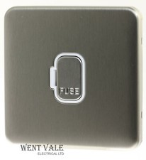 Schneider Lisse Screwless Deco GGBL5000WSS 13a Unswitched Fused Connection Unit