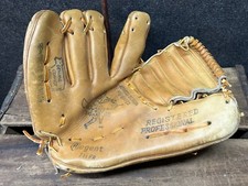 Vtg 1950s 60s Phil Rizzuto Regent Model Baseball Glove Uni-Guard Snugger Wrist