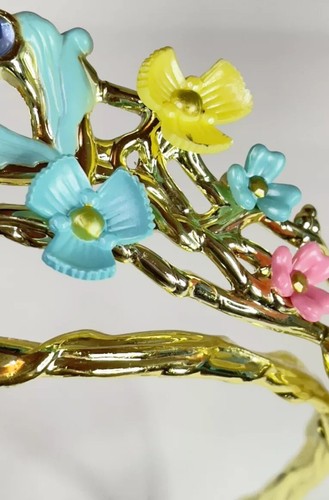 Disney Cinderella Tiara Headband Wedding Celebration Multicolor Rare Girl - Picture 5 of 8