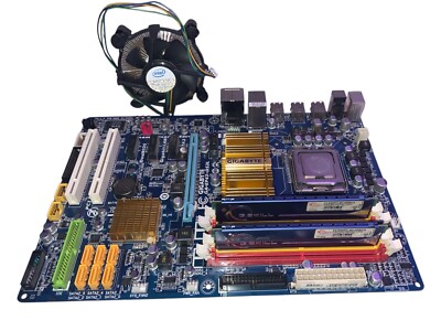 Gigabyte GA-EP43-DS3L, Motherboard W/ CPU RAM, G-Skill DDR2-800 & Fan