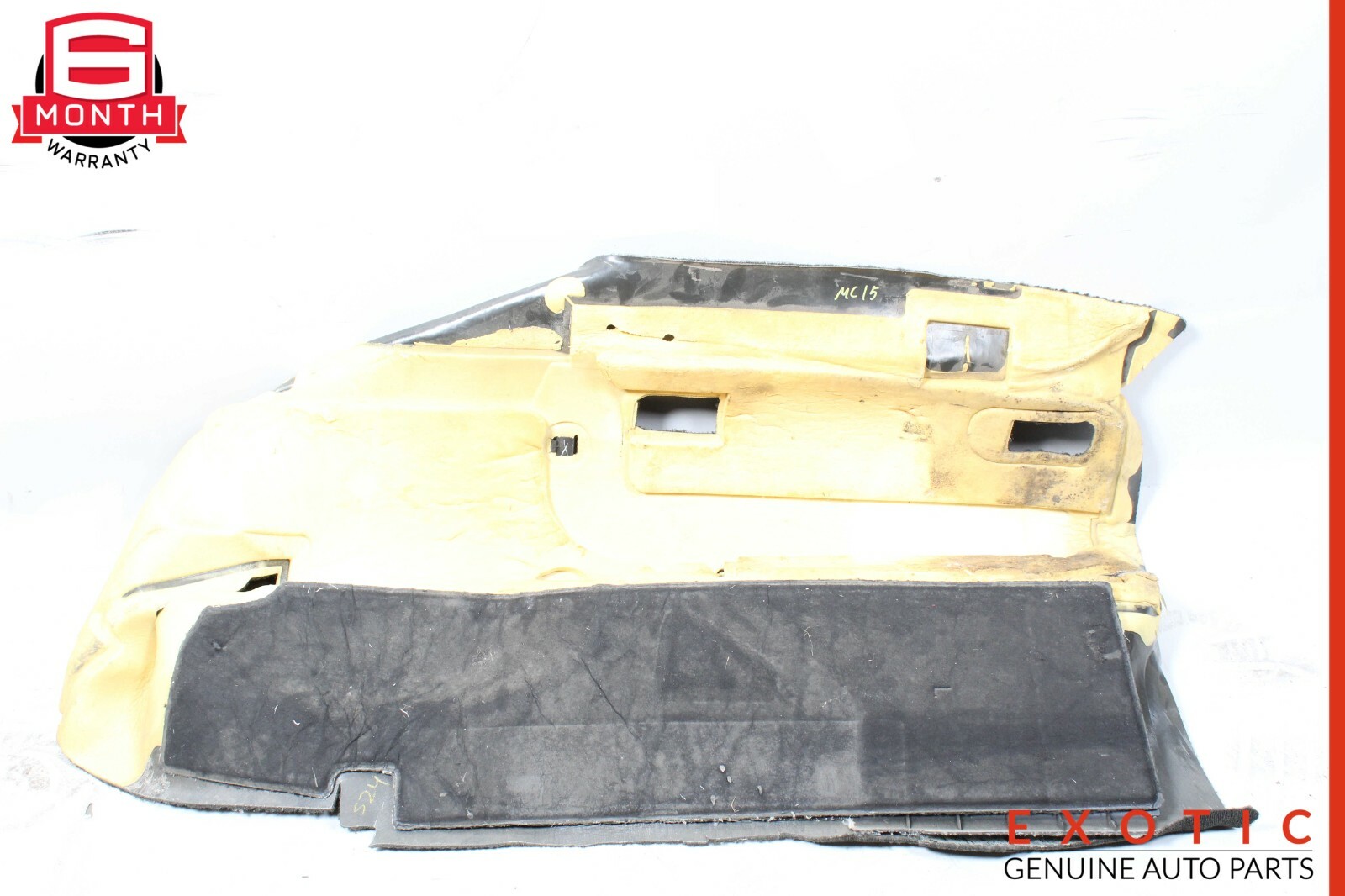 15-17 McLaren 650S Right Passenger Side Floor Carpet Mat Cover Black OEM