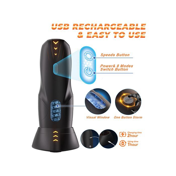 CyberSkin The GalaxyVoy Thrusting & Rotating Rechargeable Masturbator | eBay CyberSkin The GalaxyVoy Thrusting & Rotating Rechargeable Masturbator | eBay