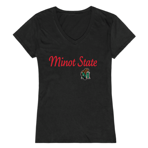 Minot State Beavers NCAA Script Tee Womens T-Shirt
