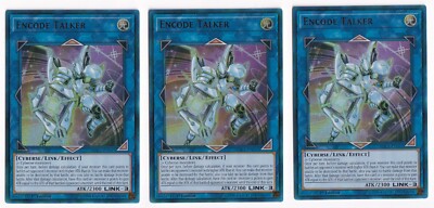 Encode Talker - SDCL-EN041 - Ultra Rare - 1st Edition x3