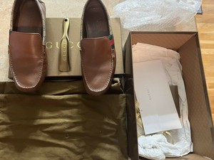 gucci monogram loafers