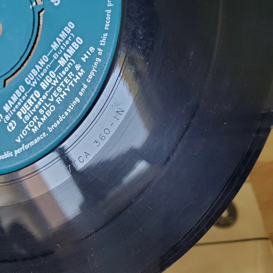 Victor Silvester Boliviana Mambo/Mambo Cubano 7" 45 RPM EP COLUMBIA SEG-7604 - Image 3 of 4