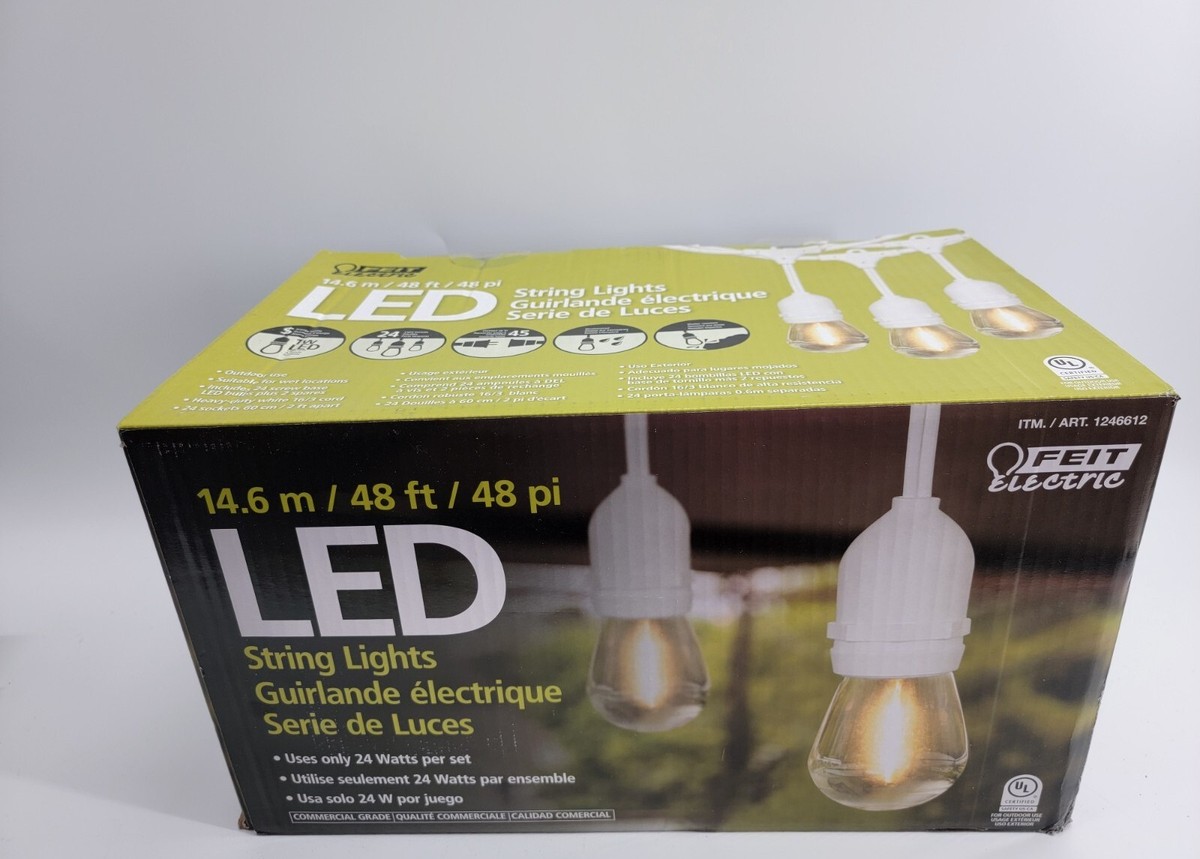 Patio Deals Buy Feit Electric 20 Foot LED String Lights At Ubuy UK