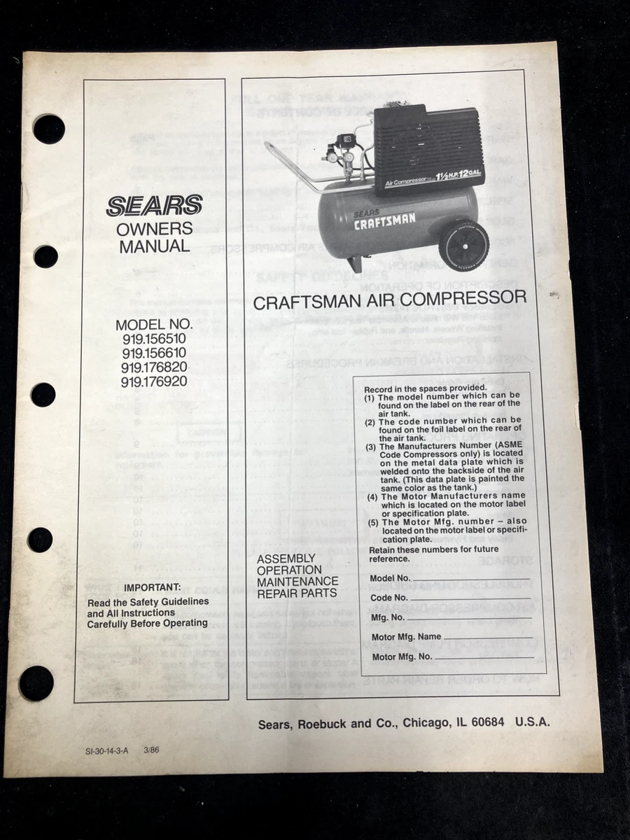 Craftsman sale compressor accessories