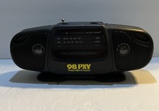 Suntone Portable AM FM Radio RR2500 Mini Boombox Battery Powered Black K