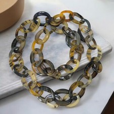 Handmade Natural Buffalo Horn Necklace Unique Raw Beauty by Jasmino