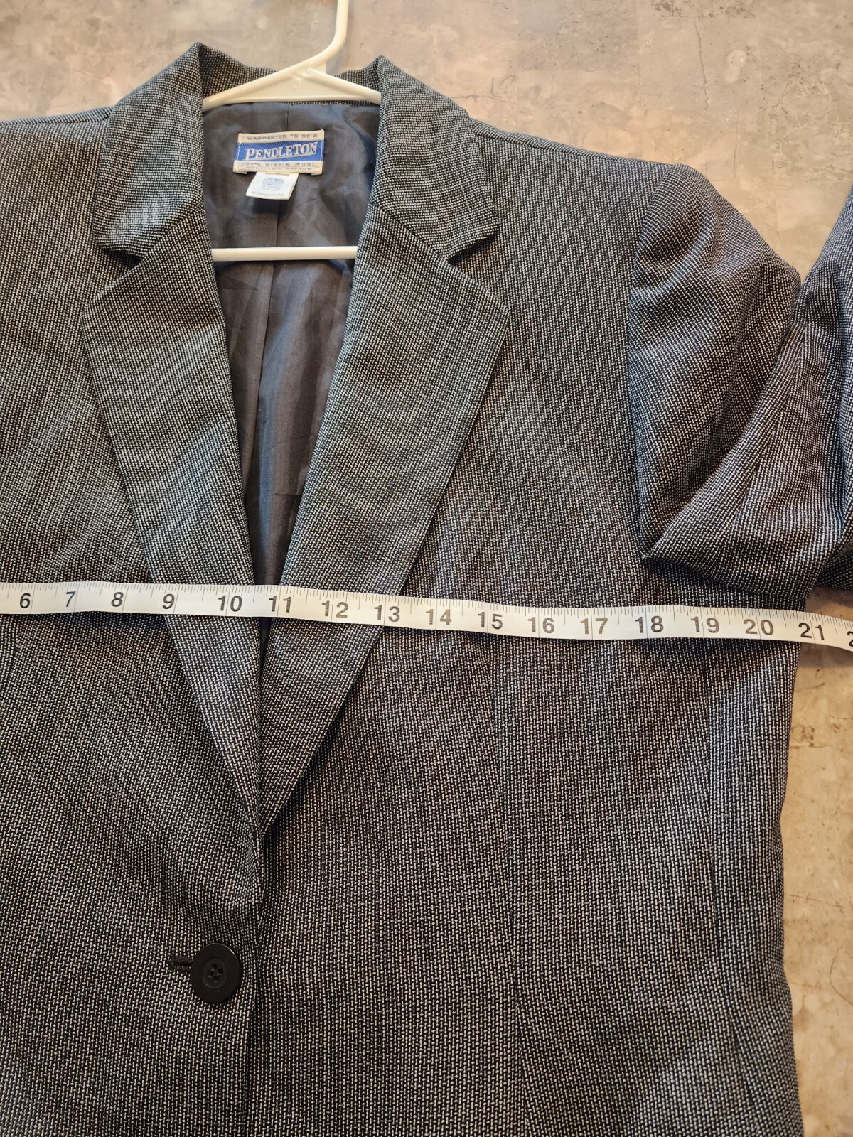 VINTAGE Pendleton Jacket Womens  Gray 100% Wool B… - image 3