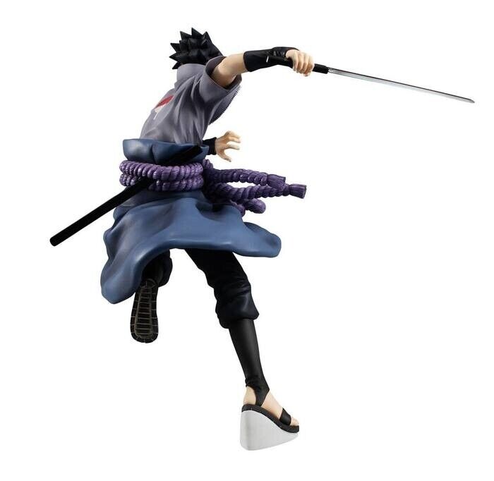 Figura Naruto Shippuden Sasuke Uchiha Escala 1:10 PVC ㅤ, FIGURAS