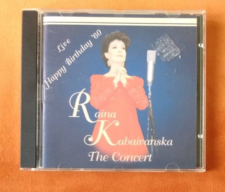 Raina Kabaivanska The Concert LIVE Happy Birthday '60  1995 Mega Music Bulgaria
