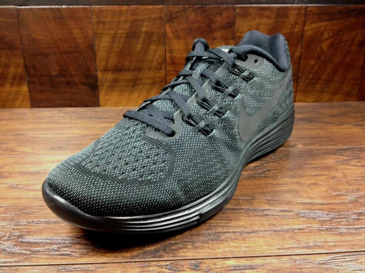 Nike Lunartempo 2 Black Anthracite Running 818097 001 Mens 7
