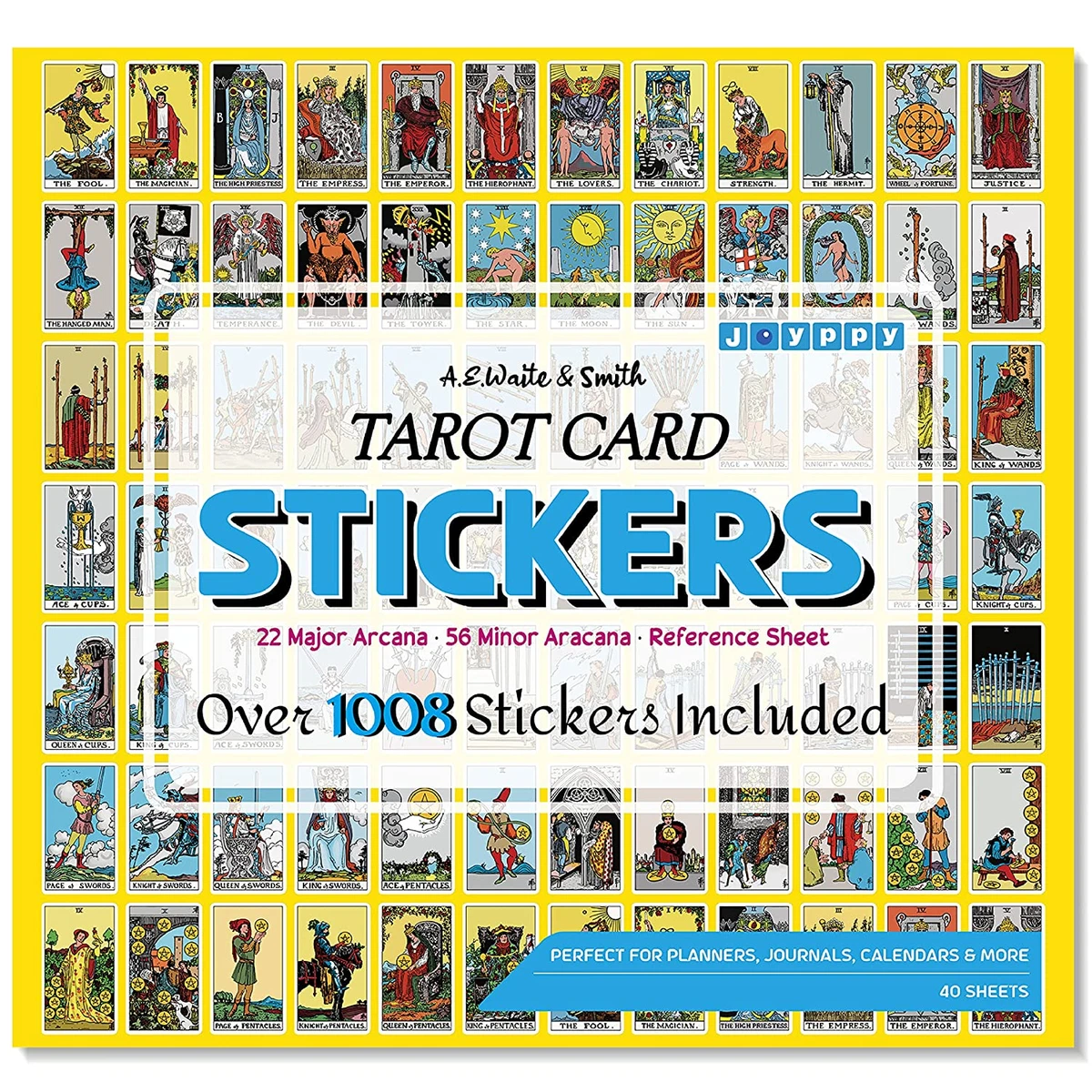 Tarot Card Stickers and Decal Sheets