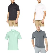 NEW Under Armour Men  s Charged Cotton Scramble Short Sleeve Golf Polo Shirt