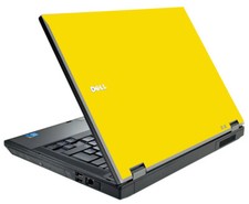 YELLOW Vinyl Lid Skin Cover Decal fits Dell Latitude E5410 Laptop