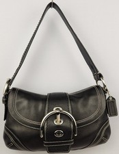 Coach G069-10316 Vintage SMALL Soho Black Leather Shoulder Bag Y2K READ