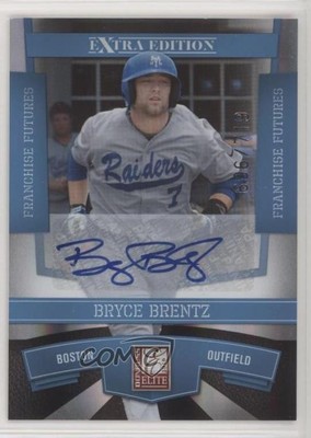 2010 Donruss Elite Extra Edition Franchise Futures Signatures Bryce Brentz Auto