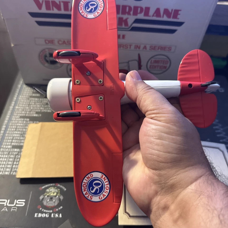 Amoco Vintage Airplane Bank, First In A Series Die Cast - Image 4 of 4