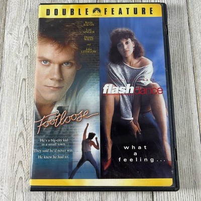 Footloose Flashdance DVD 1984 1983 Kevin Bacon Jennifer Beals Double Feature