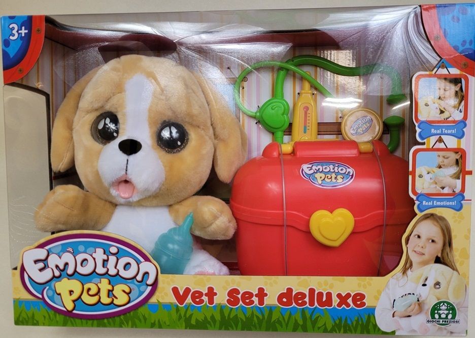 Emotion Pets Interaktiver Elektronischer Hund Cry Pets VETERINÄR Giochi Preziosi