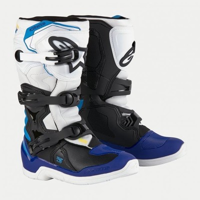 Alpinestars (MX) Jugendstiefel - Tech 3S (weiß, schwarz, enamelblau)