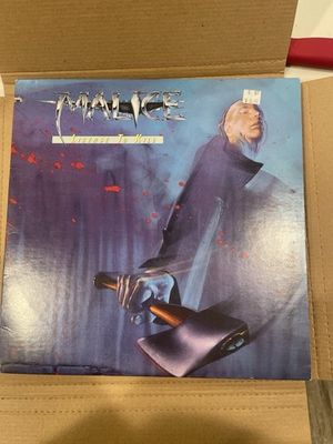 #ad RARE PROMO License to Kill Malice 12 Vinyl Record LP VG VG 81714 1 1987 $49.99