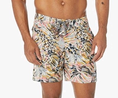 SAXX Betawave 2-in-1 17'' BoardieSwim Trunks Lined Beach Boardshorts Men's Sz 38