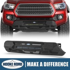 Fit Toyota Tacoma 2016-2023 Stubby Front Bumper W Led Light Bar Pickup Truck