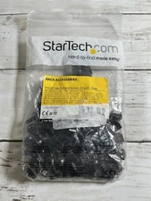 StarTech #10-32 Cage Nuts & Screws 50 Pack Black Hardware CABSCREW1032