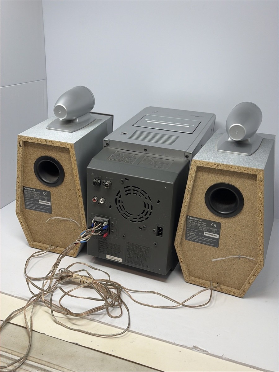 Panasonic SA-PM41 5 CD Changer Sterio System Cassette Tape - Am/FM