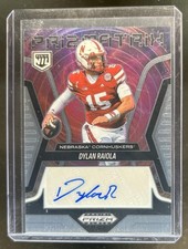 2025 Panini Prizm Black Dylan Raiola Prizmatrix Signatures Auto #PS-DRA