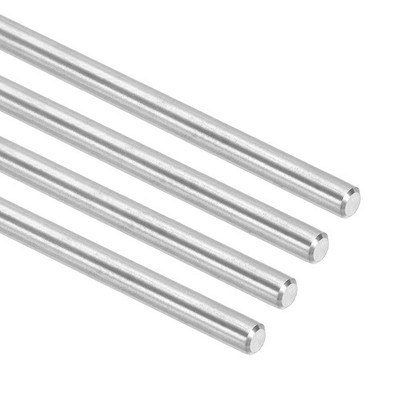 4Pcs Linear Motion Rods, 400mm Linear Motion Rail Rod (Diameter: 3/16Inch)