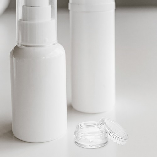 30 Stück Kunststoff Transparent Probenbehälter Creme Aufbewahrungsboxen für Kosmetik - Bild 3 von 10