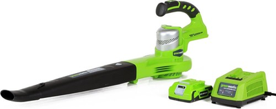 #ad Greenworks 40V 150 MPH Variable Speed Leaf Cordless Blower Tool Only no battery $60.09