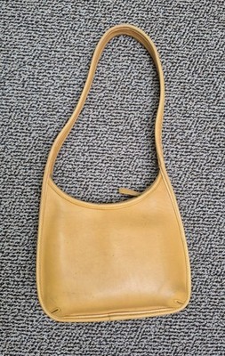 Vintage COACH #9020 Yellow Ergo Mini Zip