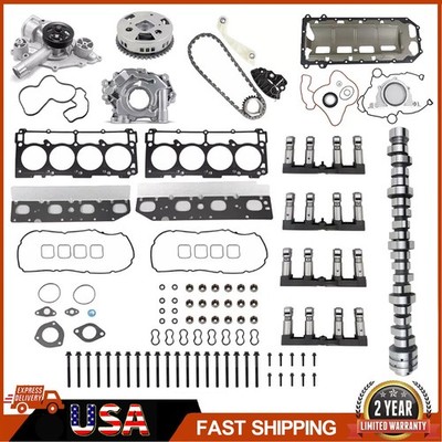 Engine Rebuild Kit MDS Cam Lifters Pump Fits 09-15 Dodge Ram 1500 5.7L Hemi--US