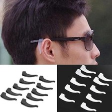 5 Pairs , Anti Slip Glasses Ear Hooks Tip Eyeglasses Grip Temple Holder Silicone