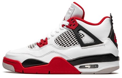 Size 4.5 (GS) - Jordan 4 Retro OG 2020 Low Fire Red for sale