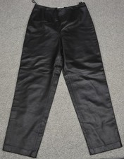 Talbots Faux Leather Pants Women's Size 10 Black