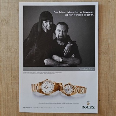 Rolex Datejust DayDate Uhr 2003 Vintage Werbung Anzeige Werbeanzeige Advert Adv