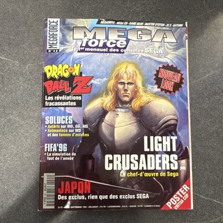 Mega Force n°42 Septembre 1995 magazine mensuel FR poster Light Crusaders