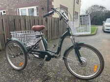 jorvik folding  pedal assist tricycle
