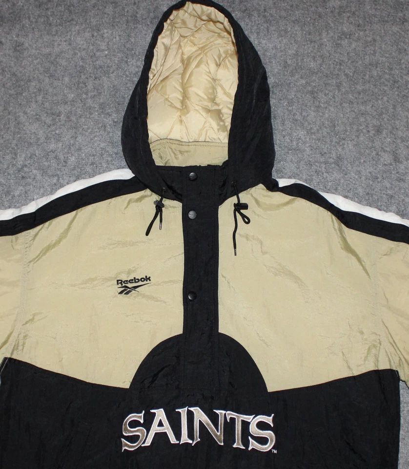 Винтажный REEBOK PRO LINE + новый ORLEANS SAINTS пуховик изолированный 90-х sz L куртка - Изображение 2 из 4