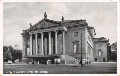 758924) AK Berlin - Staatsoper unter den Linden 