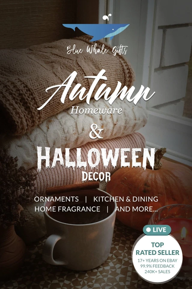 Autumn Homeware & Halloween Decor Live Clearance - New Items, Low Prices